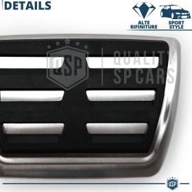 Car PEDAL Covers for Audi A5 8T3 AUTOMATIC Transmission | Sports Pedals Aluminum Non-slip Rubber Car PEDAL Covers for Audi A5 8T3 AUTOMATIC Transmission | Sports Pedals Aluminum Non-slip Rubber