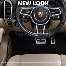 CUBRE PEDALES Deportivos para Porsche Macan 13-18 AUTOMÁTICO | Pedales de Aluminio Goma Antideslizante