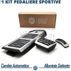 Sport PEDALKAPPEN für VW Touareg 3 AUTOMATIKGETRIEBE | Pedalabdeckungen aus Aluminium