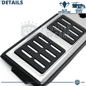 Sport PEDALKAPPEN für VW Touareg 3 AUTOMATIKGETRIEBE | Pedalabdeckungen aus Aluminium