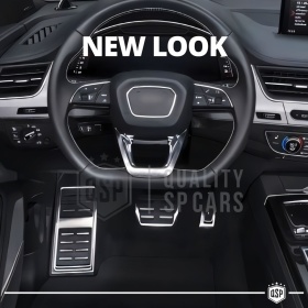 COUVRE PÉDALES Sport pour AUDI A4 B9 Transmission AUTOMATIQUE | Aluminium et Caoutchouc Antidérapant