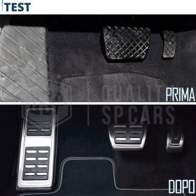 COUVRE PÉDALES Sport pour AUDI A4 B9 Transmission AUTOMATIQUE | Aluminium et Caoutchouc Antidérapant