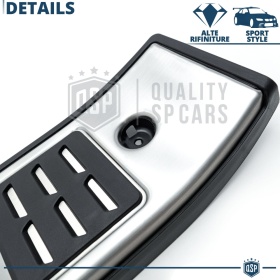 COUVRE PÉDALES Sport pour AUDI A4 B9 Transmission AUTOMATIQUE | Aluminium et Caoutchouc Antidérapant