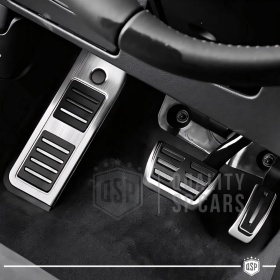 COUVRE PÉDALES Sport pour AUDI A4 B9 Transmission AUTOMATIQUE | Aluminium et Caoutchouc Antidérapant