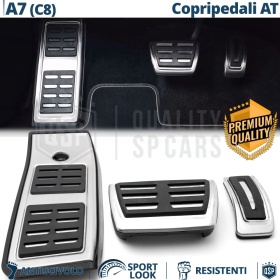 CUBRE PEDALES Deportivos para AUDI A7 C8 AUTOMÁTICO | Pedales de Aluminio y Goma Antideslizante