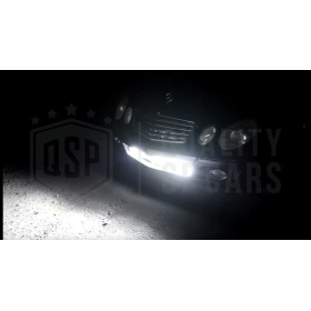 1 Barra Led 6000K Curvada para Mercedes SUV Off-Road 83 CM Ajustable Luz Spot