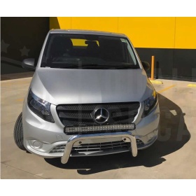 1 Barra Led 6000K Curvada para Mercedes SUV Off-Road 83 CM Ajustable Luz Spot