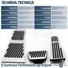 CUBRE PEDALES Deportivos para BMW Serie 5 F10 F11 F18 AUTOMÁTICO | Pedales de Aluminio y Goma Antideslizante CUBRE PEDALES Deportivos para BMW Serie 5 F10 F11 F18 AUTOMÁTICO | Pedales de Aluminio y Goma Antideslizante