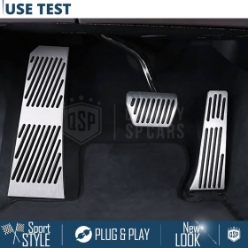 Car PEDAL Covers for BMW X4 F26 AUTOMATIC Transmission | Sports Pedals Aluminum and Rubber Car PEDAL Covers for BMW X4 F26 AUTOMATIC Transmission | Sports Pedals Aluminum and Rubber