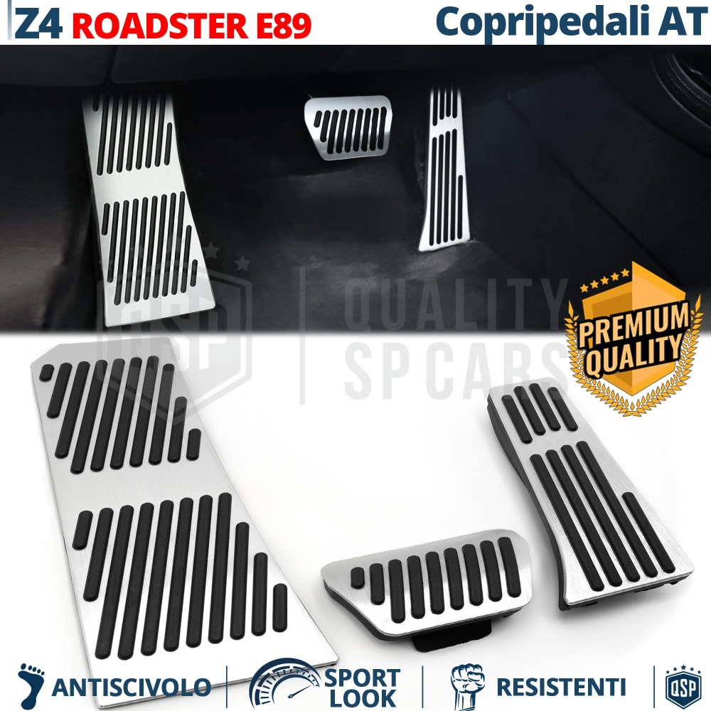 CUBRE PEDALES Deportivos para BMW Z4 E89 AUTOMÁTICO | Pedales de Aluminio y Goma Antideslizante