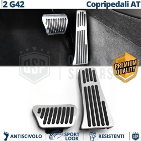 CUBRE PEDALES Deportivos para BMW Serie 2 G42 AUTOMÁTICO | Pedales de Aluminio y Goma Antideslizante
