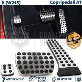 CUBRE PEDALES AMG para Mercedes Clase E W213 Caja de Cambios Automática | Pedales Aluminio y Goma Antideslizante