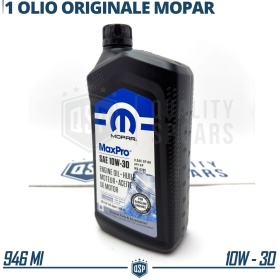 ACEITE DE MOTOR 10W-30 MOPAR ORIGINAL Sintético para Motores Gasolina | HECHO en EE.UU. | 946ml.