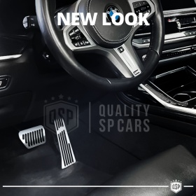 CUBRE PEDALES Deportivos para BMW X4 G02 desde 2021 AUTOMÁTICO | Pedales de Aluminio y Goma Antideslizante