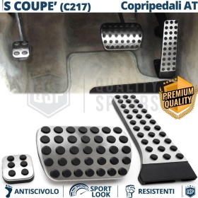 CUBRE PEDALES AMG para Mercedes Clase S Coupé C217 Caja de Cambios Automática | Pedales Aluminio y Goma Antideslizante