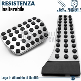 CUBRE PEDALES AMG para Mercedes GLC X253 Caja de Cambios Automática | Pedales Aluminio y Goma Antideslizante
