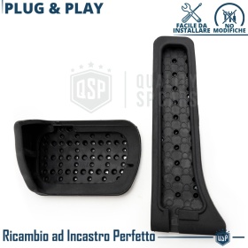CUBRE PEDALES AMG para Mercedes GLC X253 Caja de Cambios Automática | Pedales Aluminio y Goma Antideslizante