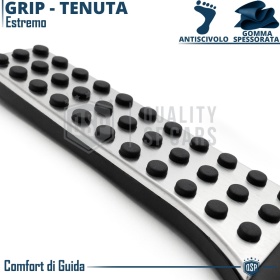 CUBRE PEDALES AMG para Mercedes EQS Caja de Cambios Automática | Pedales Aluminio y Goma Antideslizante