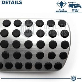 Car PEDAL Covers AMG for Mercedes SLK R172 AUTOMATIC Gearbox | Aluminum and Non-slip Rubber Pedals