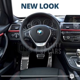 Car PEDAL Covers for BMW 4 Series F32 F33 F36 AUTOMATIC | Aluminum and Non-slip Rubber Sports Pedals
