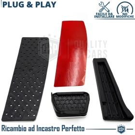 Car PEDAL Covers for BMW 4 Series F32 F33 F36 AUTOMATIC | Aluminum and Non-slip Rubber Sports Pedals