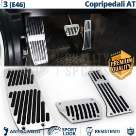 CUBRE PEDALES Deportivos para BMW M3 E46 Cambios Automático | Pedales de Aluminio y Goma Antideslizante