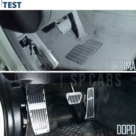 CUBRE PEDALES Deportivos para BMW M3 E46 Cambios Automático | Pedales de Aluminio y Goma Antideslizante
