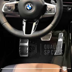 CUBRE PEDALES Deportivos para BMW Serie 5 E39 Cambios Automático | Pedales de Aluminio y Goma Antideslizante