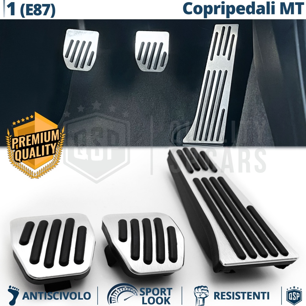 Car PEDAL Covers for Bmw 1 Series E87, E81 Manual Transmission | Sports Pedals Aluminum and Non-slip Rubber Car PEDAL Covers for Bmw 1 Series E87, E81 Manual Transmission | Sports Pedals Aluminum and Non-slip Rubber