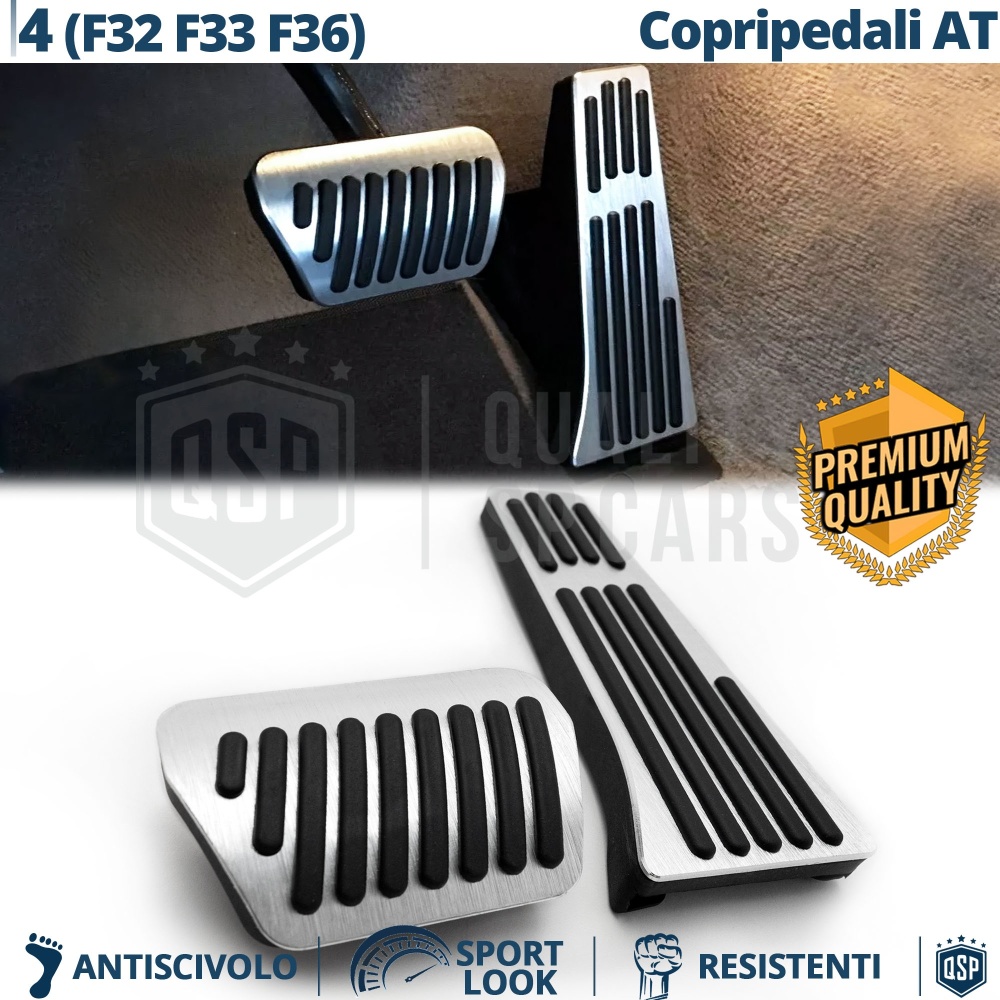 Sport PEDALKAPPEN für BMW 4er F32 F33 F36 AUTOMATIKGETRIEBE | Pedalabdeckungen Rutschfestem Sport PEDALKAPPEN für BMW 4er F32 F33 F36 AUTOMATIKGETRIEBE | Pedalabdeckungen Rutschfestem