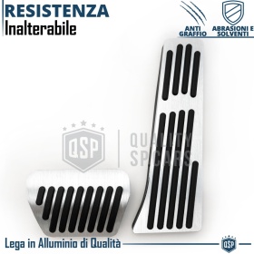 CUBRE PEDALES Deportivos para BMW Serie 5 G30 G31 Cambio AUTOMÁTICO | Pedales de Aluminio y Goma CUBRE PEDALES Deportivos para BMW Serie 5 G30 G31 Cambio AUTOMÁTICO | Pedales de Aluminio y Goma