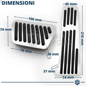 Car PEDAL Covers for BMW X3 G01 17-21 AUTOMATIC | Sports Pedals Aluminum and Rubber Car PEDAL Covers for BMW X3 G01 17-21 AUTOMATIC | Sports Pedals Aluminum and Rubber