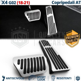 Kit COPRIPEDALI Per BMW X4 G02 18-21 Cambio AUTOMATICO | Pedaliere Sportive Antiscivolo