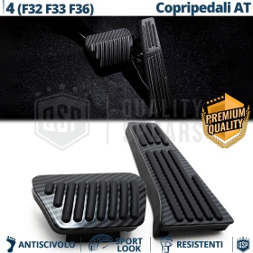 CUBRE PEDALES Deportivos para BMW Serie 4 F32 F33 F36 AUTOMÁTICO | Pedales CARBÓN NEGRO de Aluminio y Goma CUBRE PEDALES Deportivos para BMW Serie 4 F32 F33 F36 AUTOMÁTICO | Pedales CARBÓN NEGRO de Aluminio y Goma