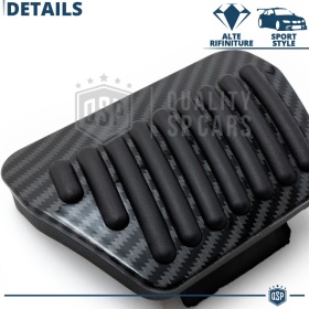 Car PEDAL Covers for BMW X3 G01 17-21 AUTOMATIC | Aluminum and Rubber BLACK CARBON Pedals Car PEDAL Covers for BMW X3 G01 17-21 AUTOMATIC | Aluminum and Rubber BLACK CARBON Pedals