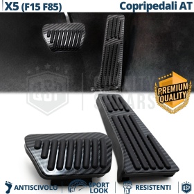 CUBRE PEDALES Deportivos para BMW X5 F15 F85 AUTOMÁTICO | Pedales CARBÓN NEGRO de Aluminio y Goma CUBRE PEDALES Deportivos para BMW X5 F15 F85 AUTOMÁTICO | Pedales CARBÓN NEGRO de Aluminio y Goma