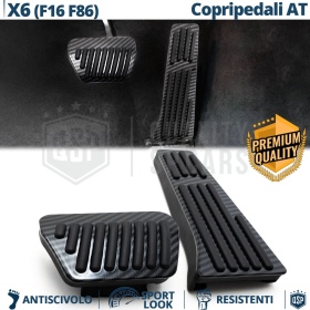 Car PEDAL Covers for BMW X6 F16 F86 AUTOMATIC | Aluminum and Rubber BLACK CARBON Pedals Car PEDAL Covers for BMW X6 F16 F86 AUTOMATIC | Aluminum and Rubber BLACK CARBON Pedals