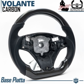VOLANTE Deportivo para BMW (04-15), Ergonómico Plano en Carbono y Piel | Reemplazo Perfecto