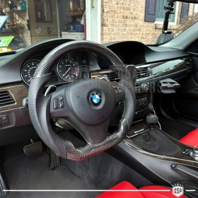 VOLANTE Deportivo para BMW (04-15), Ergonómico Plano en Carbono y Piel | Reemplazo Perfecto