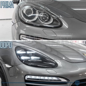 2 FAROS DELANTEROS LED Para Porsche Cayenne 2 2010-2014 APROBADOS | Transformación Faros 2025 Matrix Style