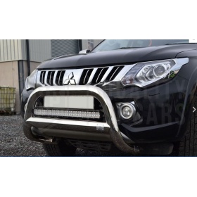 1 Barra Led 6000K Curvada para Mitsubishi SUV Off-Road 83 CM Ajustable Luz Spot