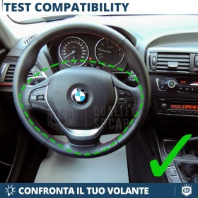 VOLANTE Deportivo para BMW (12-21), Ergonómico Plano en Carbono y Piel | Reemplazo Perfecto