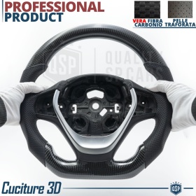 VOLANTE Deportivo para BMW (12-21), Ergonómico Plano en Carbono y Piel | Reemplazo Perfecto