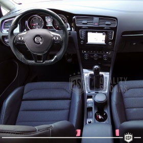 Sport STEERING WHEEL for VW (from 2012), Ergonomic D Shape in Carbon and Leather | Perfect Replacement