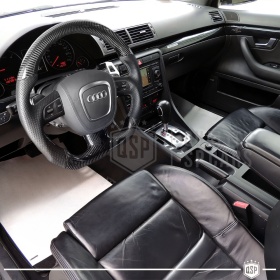 VOLANTE Deportivo para AUDI (03-16), Ergonómico Plano en Carbono y Piel | Reemplazo Perfecto
