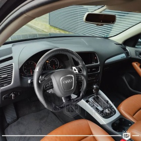VOLANTE Deportivo para AUDI (03-16), Ergonómico Plano en Carbono y Piel | Reemplazo Perfecto