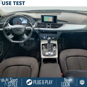 VOLANTE Deportivo para Audi A6 C7, Plano en Carbono y Piel | Reemplazo Ergonómico