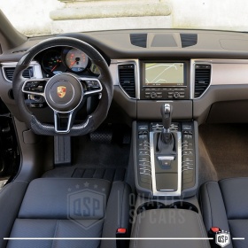 VOLANTE Deportivo para Porsche Macan 13-18, Plano en Carbono y Piel | Reemplazo Ergonómico