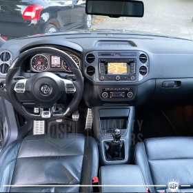 VOLANTE Sportivo Per VW Tiguan 5N 10-11, Base Piatta, in Carbonio e Pelle | Ricambio Ergonomico