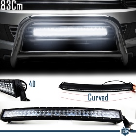 1 Barra Led 6000K Curvada para Opel SUV Off-Road 83 CM Ajustable Luz Spot